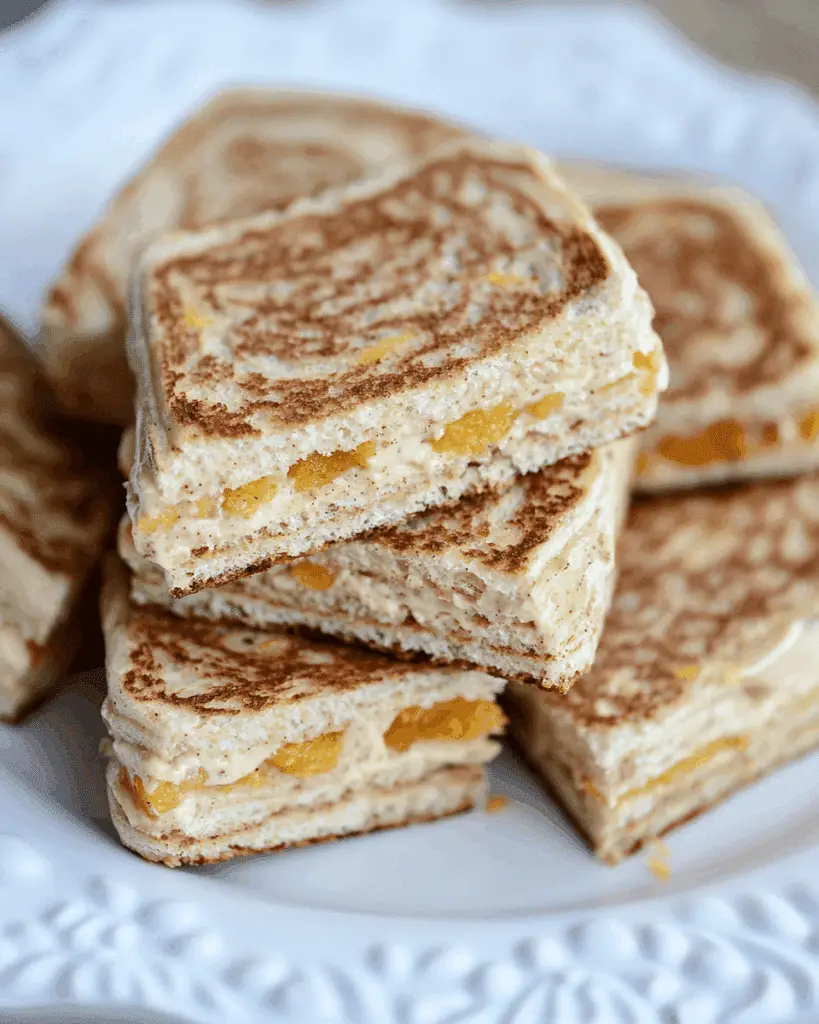 creamy cinnamon orange tea sandwiches