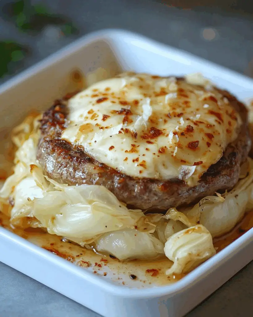 Oven Baked Cabbage Burgers