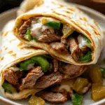 philly cheese steak wrap