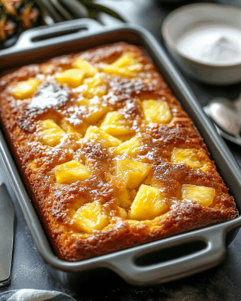 Juicy Pineapple Heaven Cake