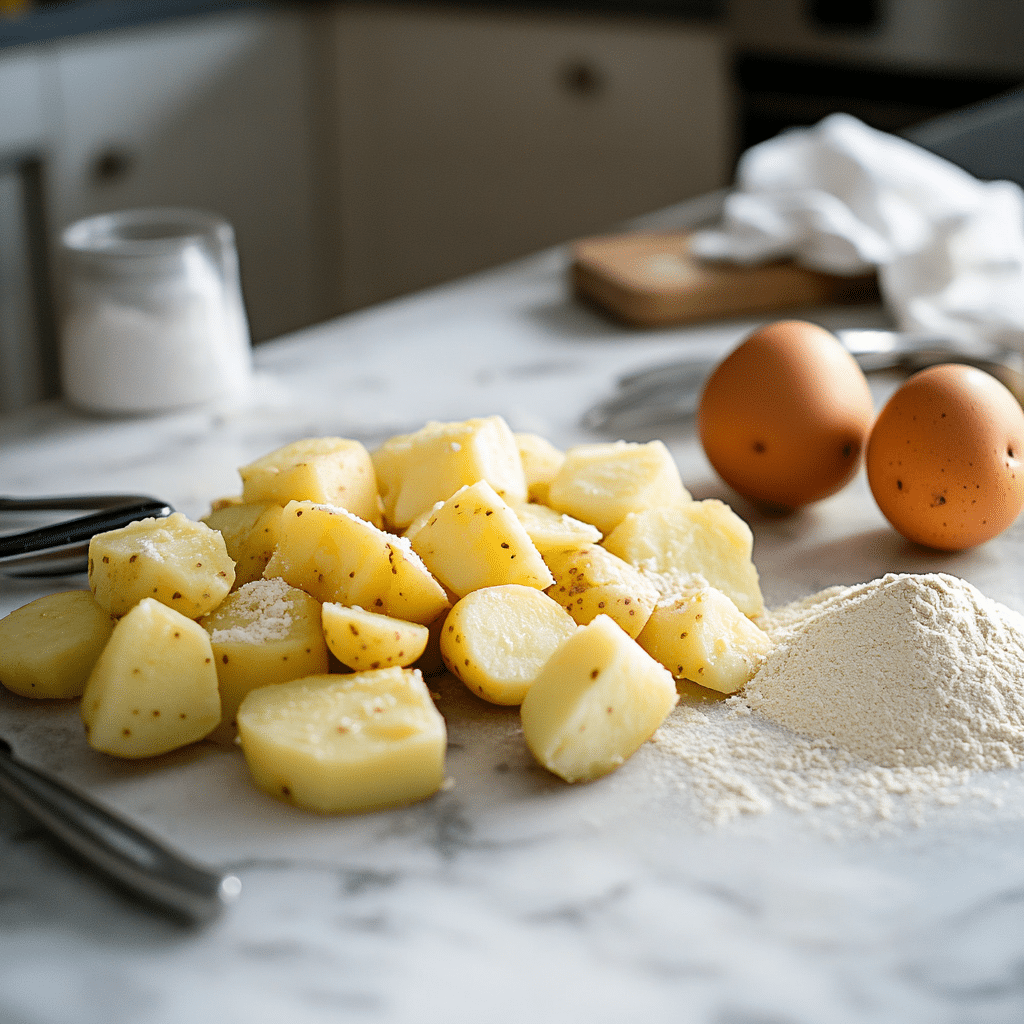 Stuffed Potato Cakes