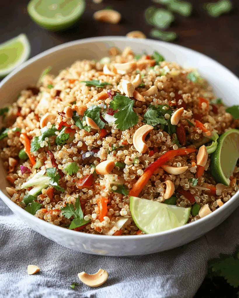 Thai Quinoa Crunch Salad