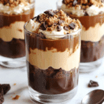 chocolate coffee mousse trifles