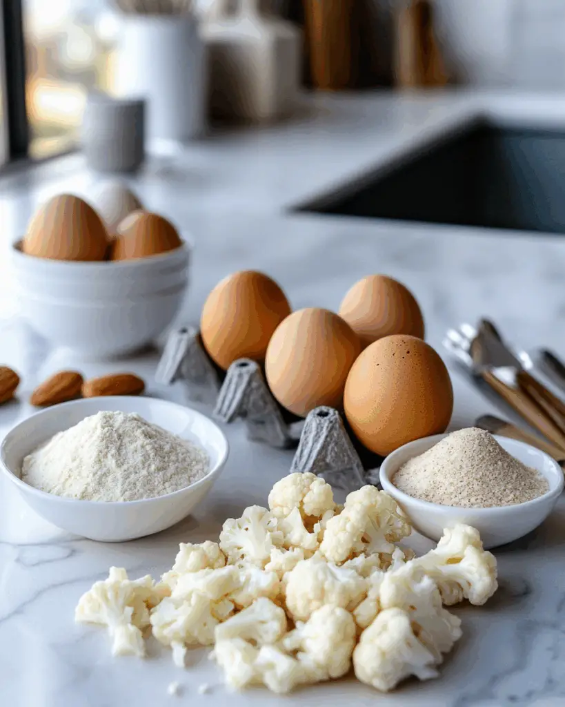 Cheesy Cauliflower Muffins