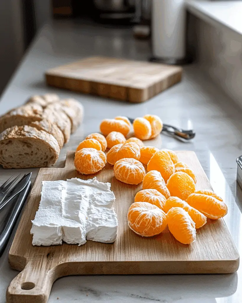 creamy cinnamon orange tea sandwiches