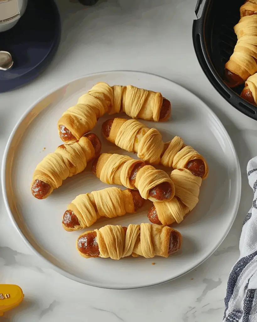 Air Fryer Crescent Mummy Dogs