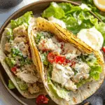 Chicken Caesar Smashed Tacos