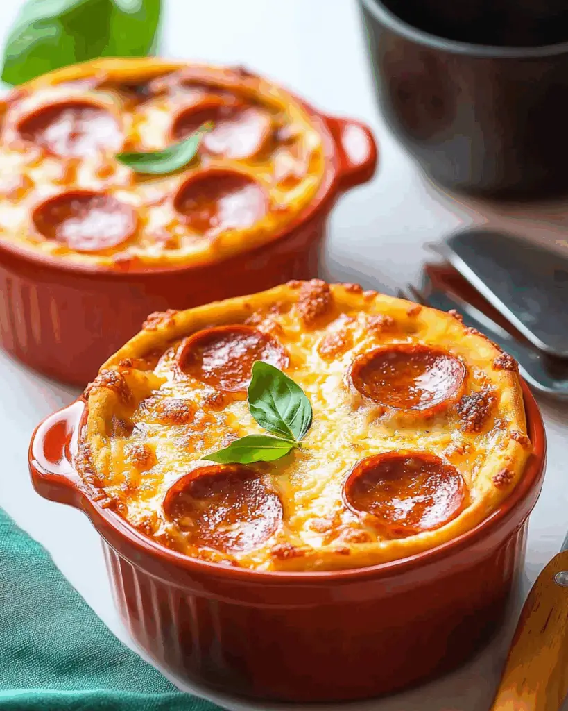 Cottage Cheese Pizza Bowls