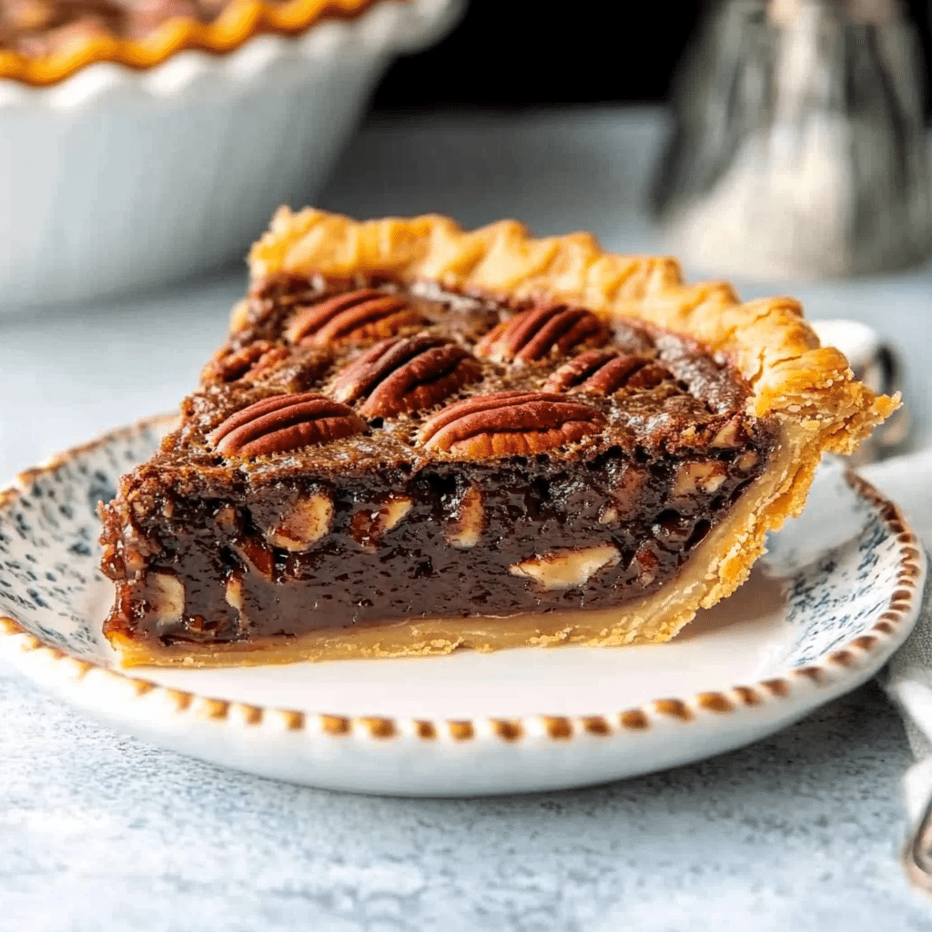 Texas Pecan Fudge Pie