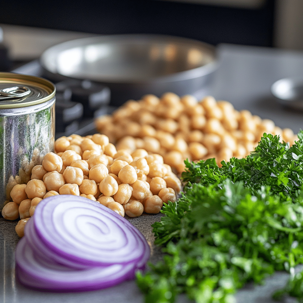 Feta and Cranberry Chickpeas