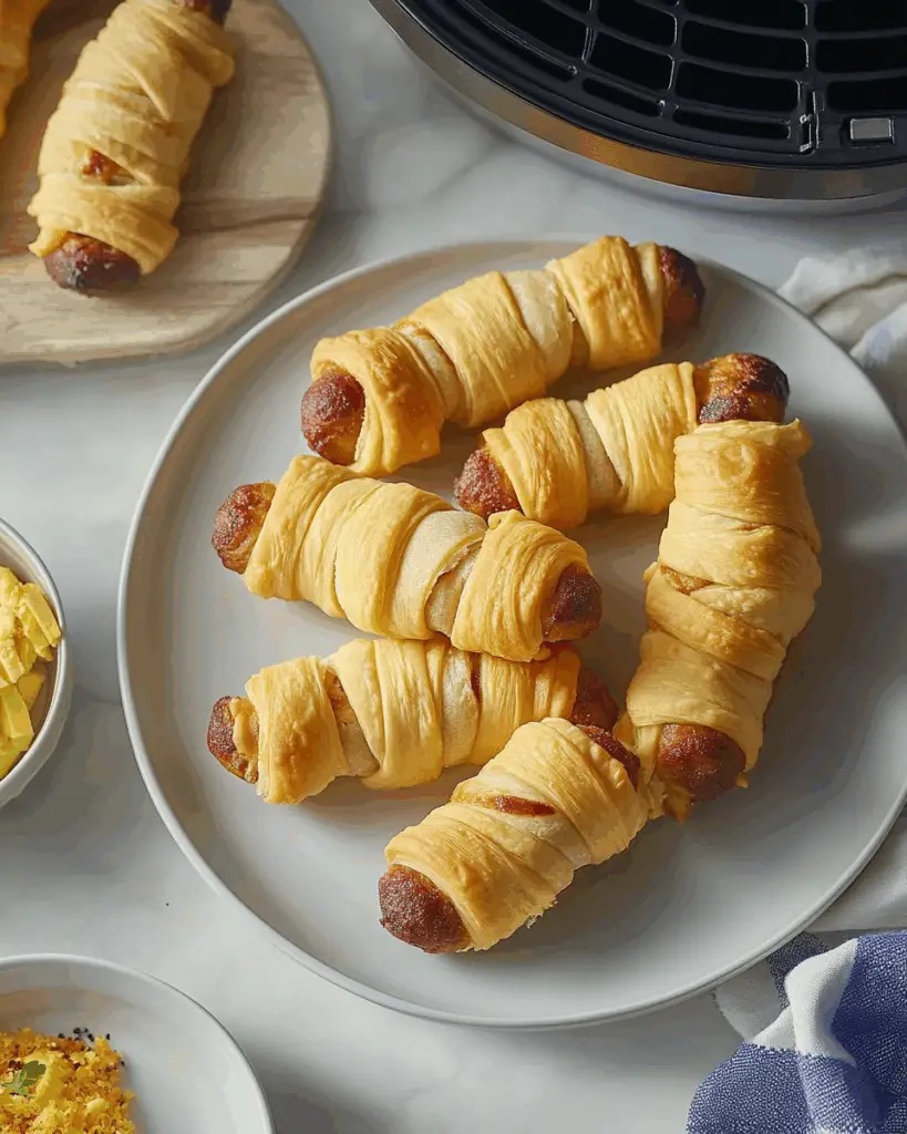 Air Fryer Crescent Mummy Dogs