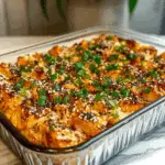 Spicy Salmon Sushi Bake