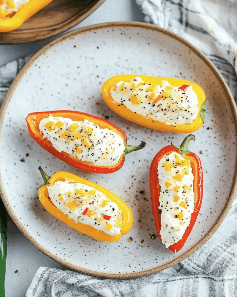 Cold Stuffed Mini Peppers