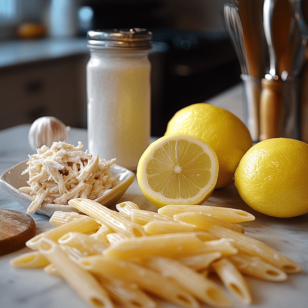 chicken Caesar pasta salad