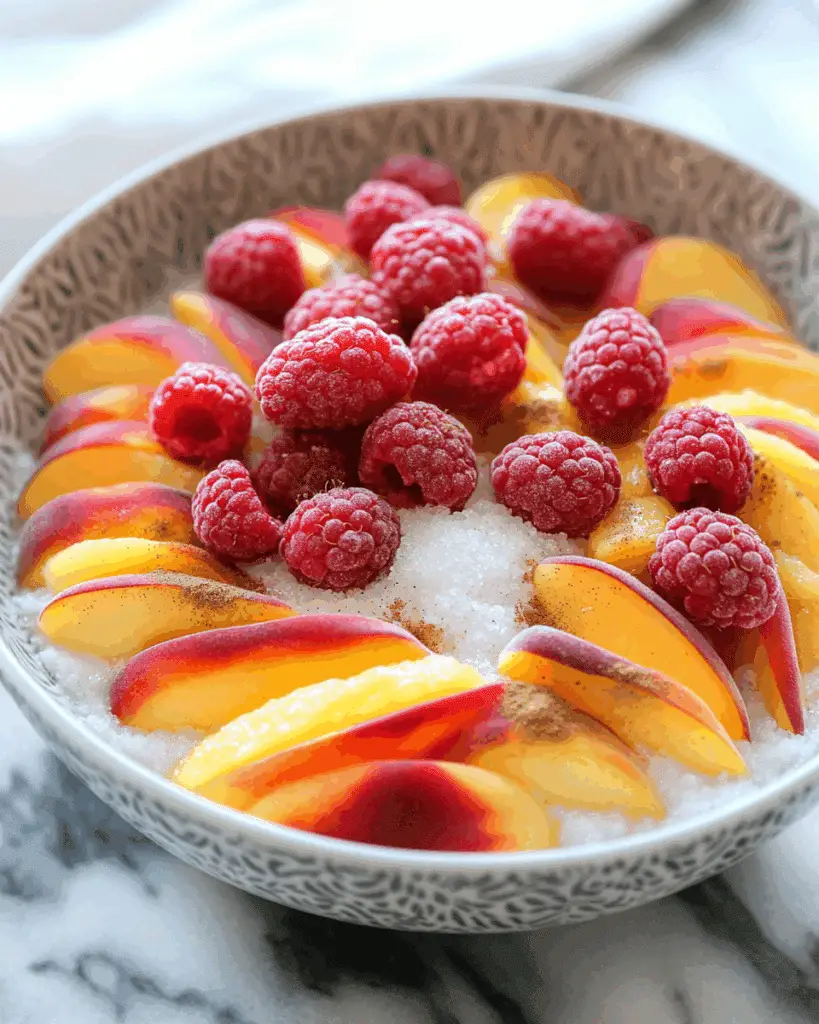 Peach Raspberry Pie
