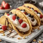 Cheesecake Cookie Dough Tacos