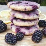 Black Raspberry Lemon Shortbread