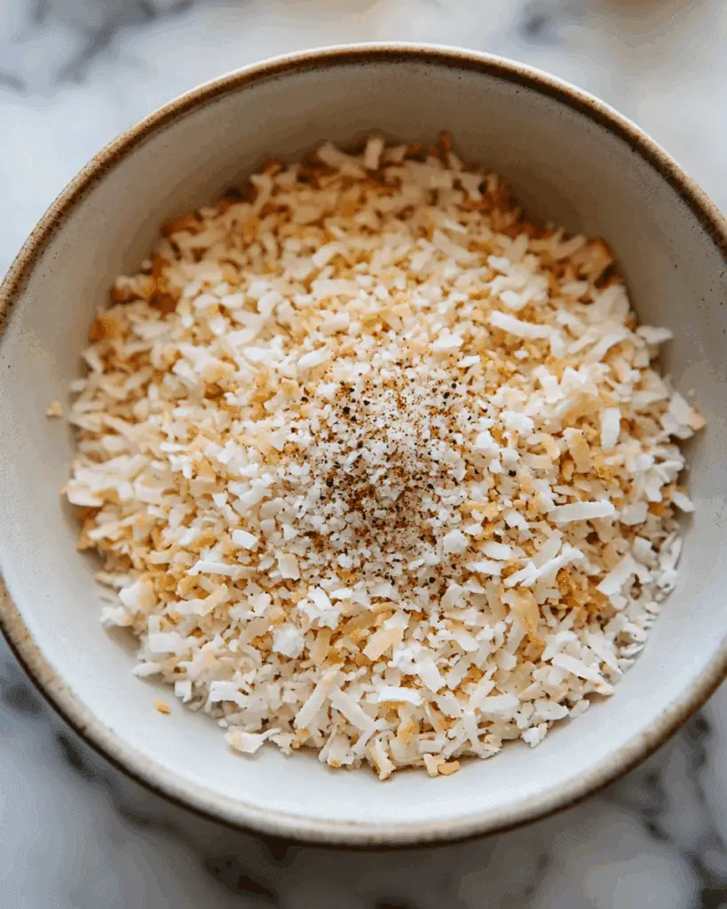 crispy coconut chicken strips