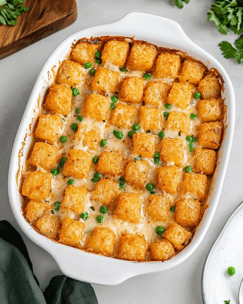 Tater Tot Chicken Pot PieTater Tot Chicken Pot Pie