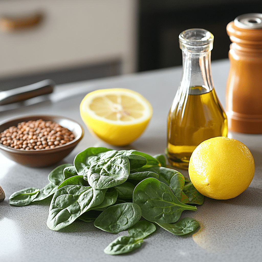 Spinach Pesto Butter Bean Lentil Quinoa Bowls