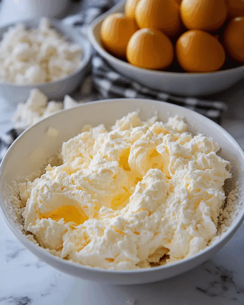 Bavarian cream and berries