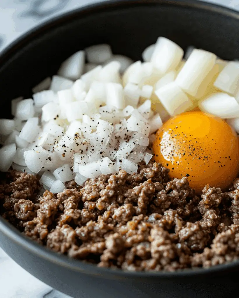 Oven Baked Cabbage Burgers