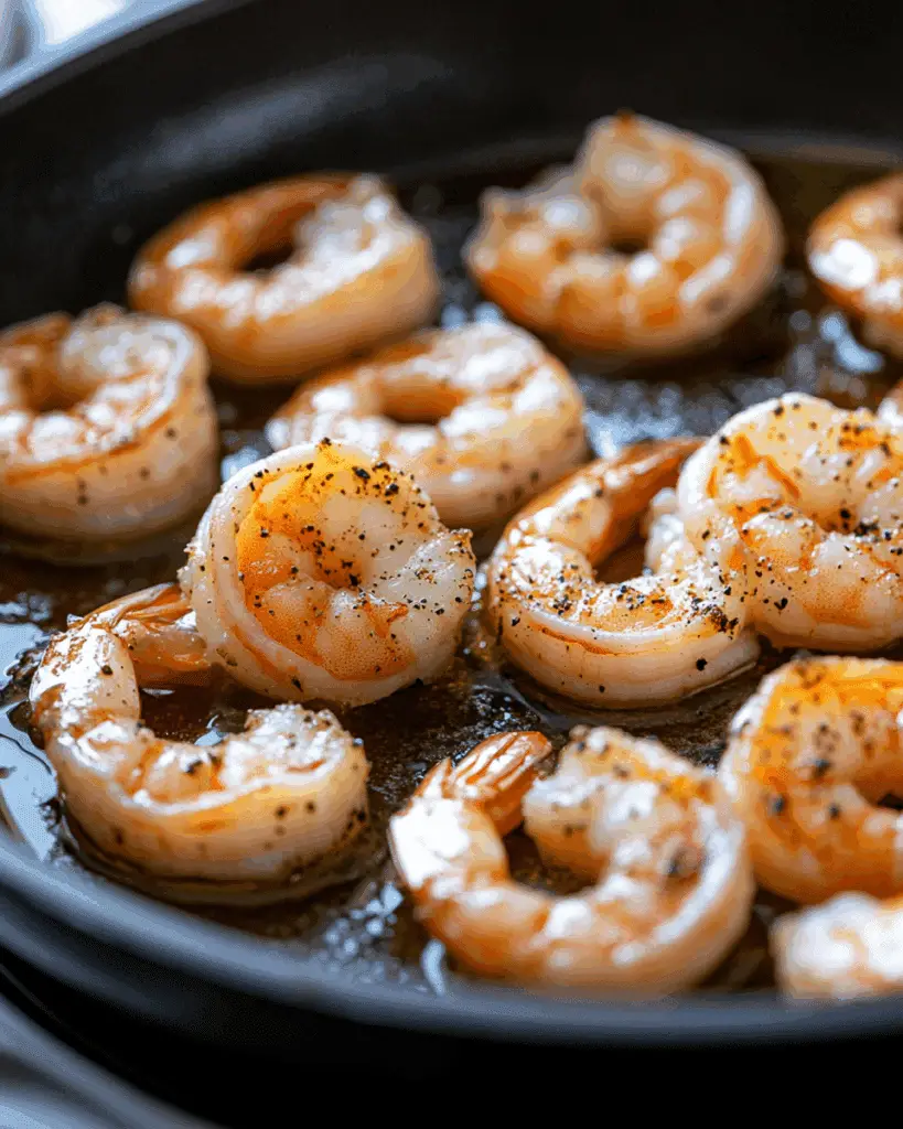 Keto Garlic Shrimp Au Gratin