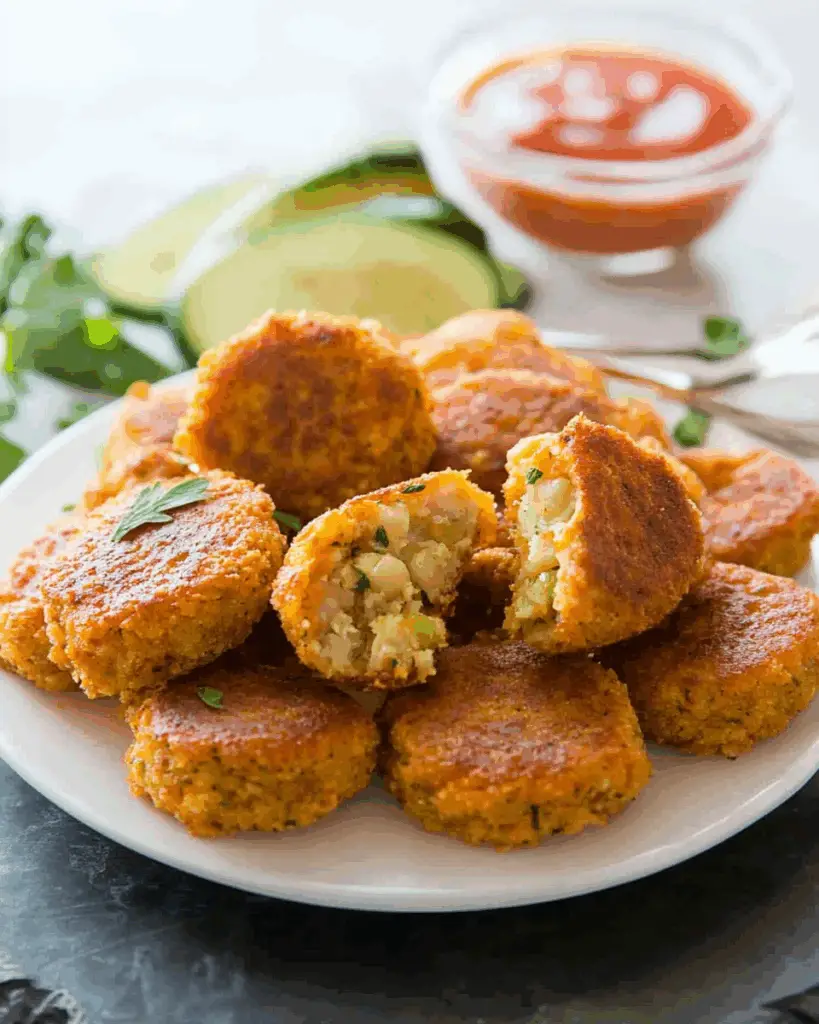Chickpea Vegetable Nuggets