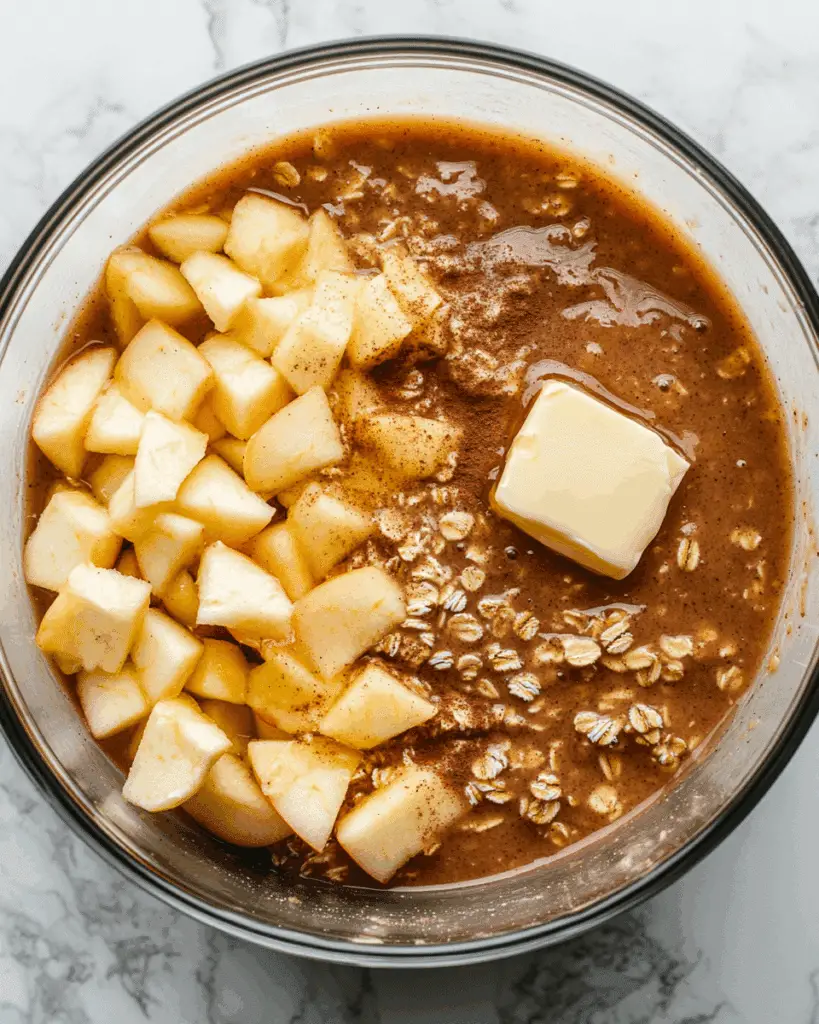 Breakfast Oatmeal Apple Cake