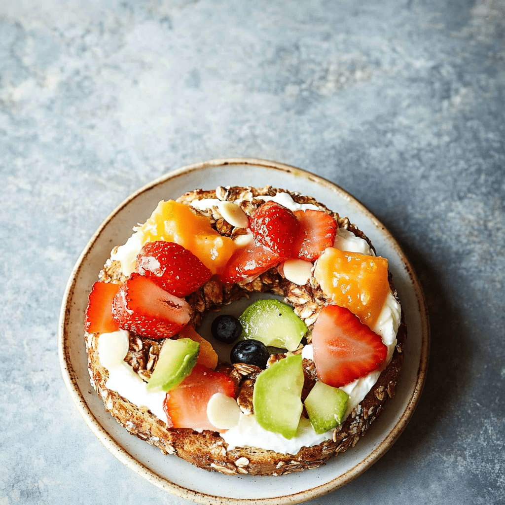 Bagel Fruit Pizzas