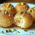 Easy Ricotta Pistachio Honey Bites