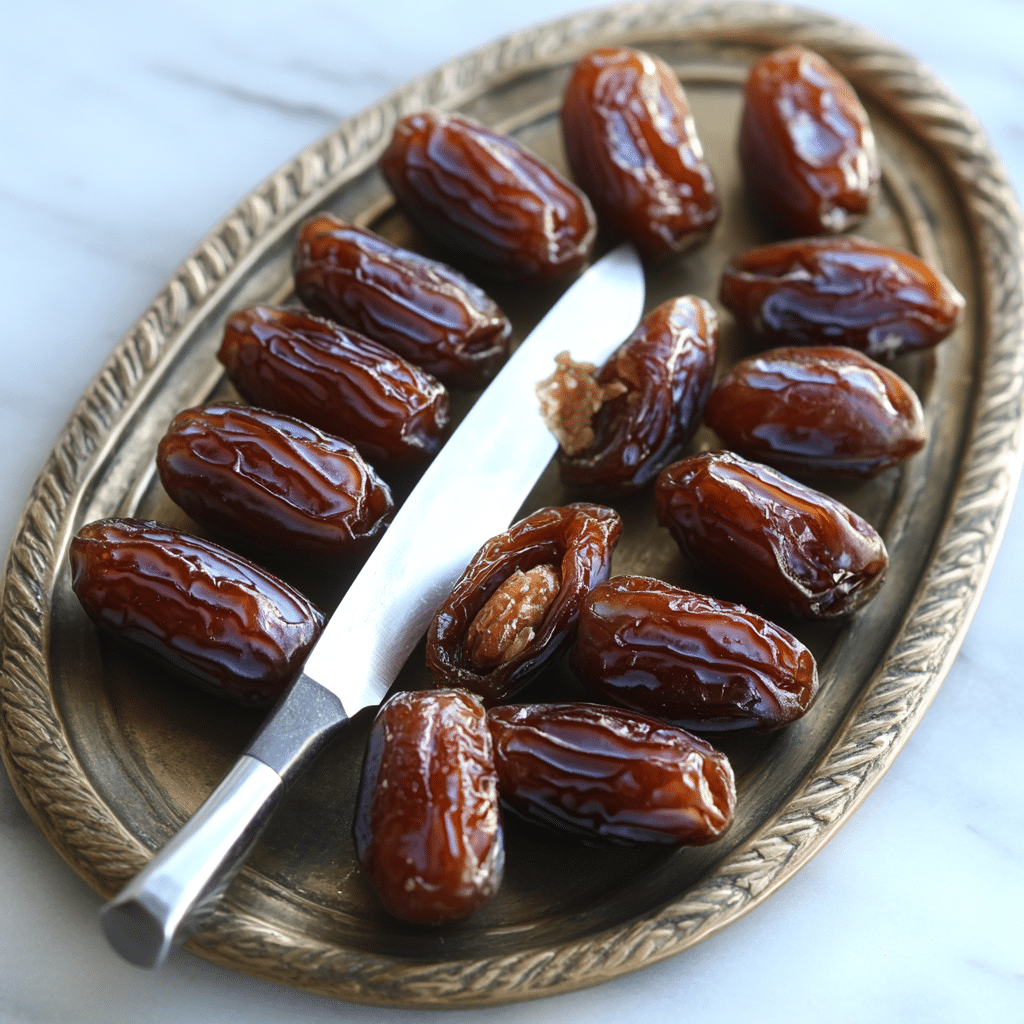 honey pistachio ricotta stuffed dates