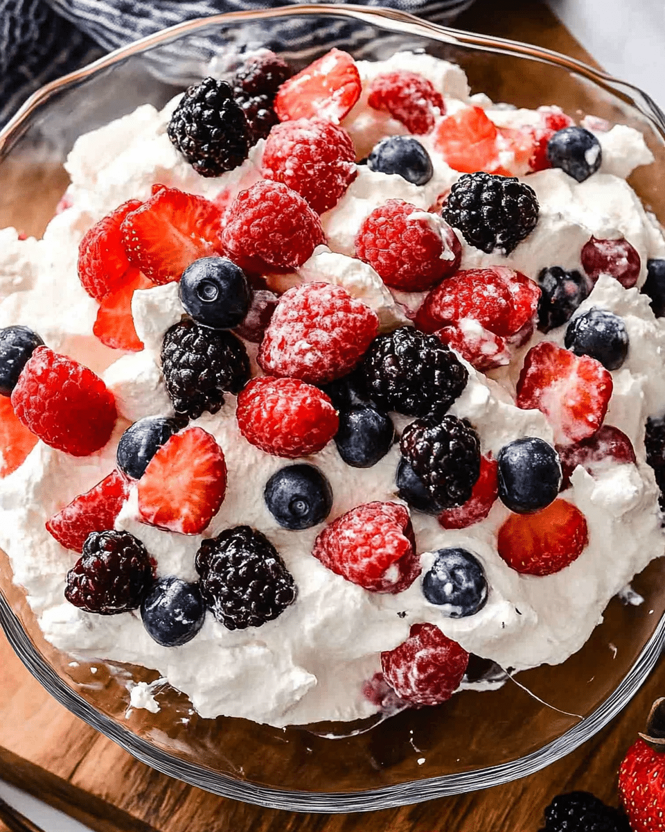 Irresistible Summer Berry Cheesecake Salad - Things Cook