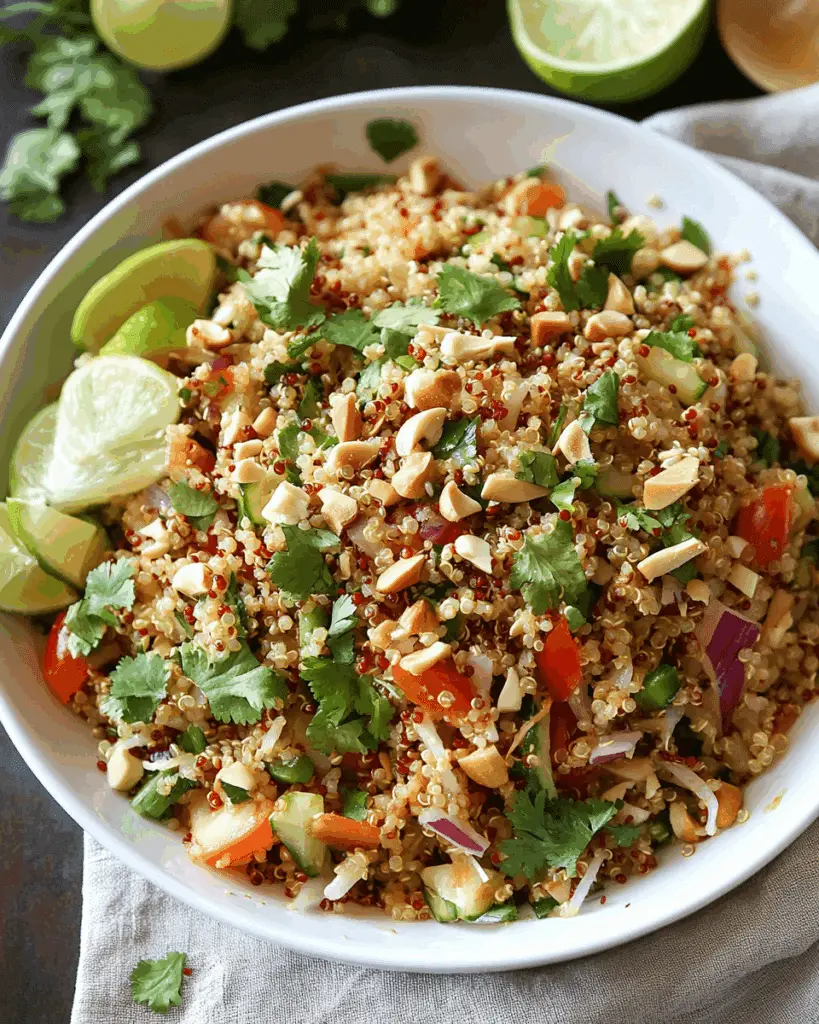 Thai Quinoa Crunch Salad