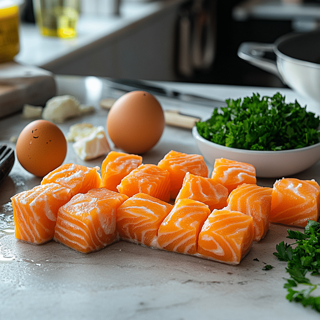Salmon Meatballs with Avocado