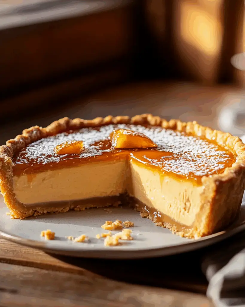 golden Greek honey pie recipe