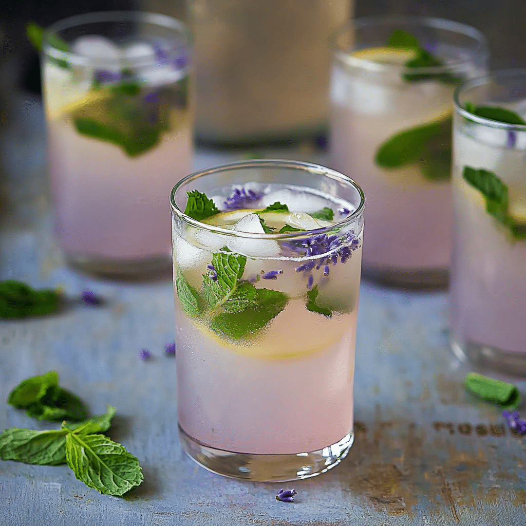 Elegant Lavender Lemonade Mojitos - Things Cook
