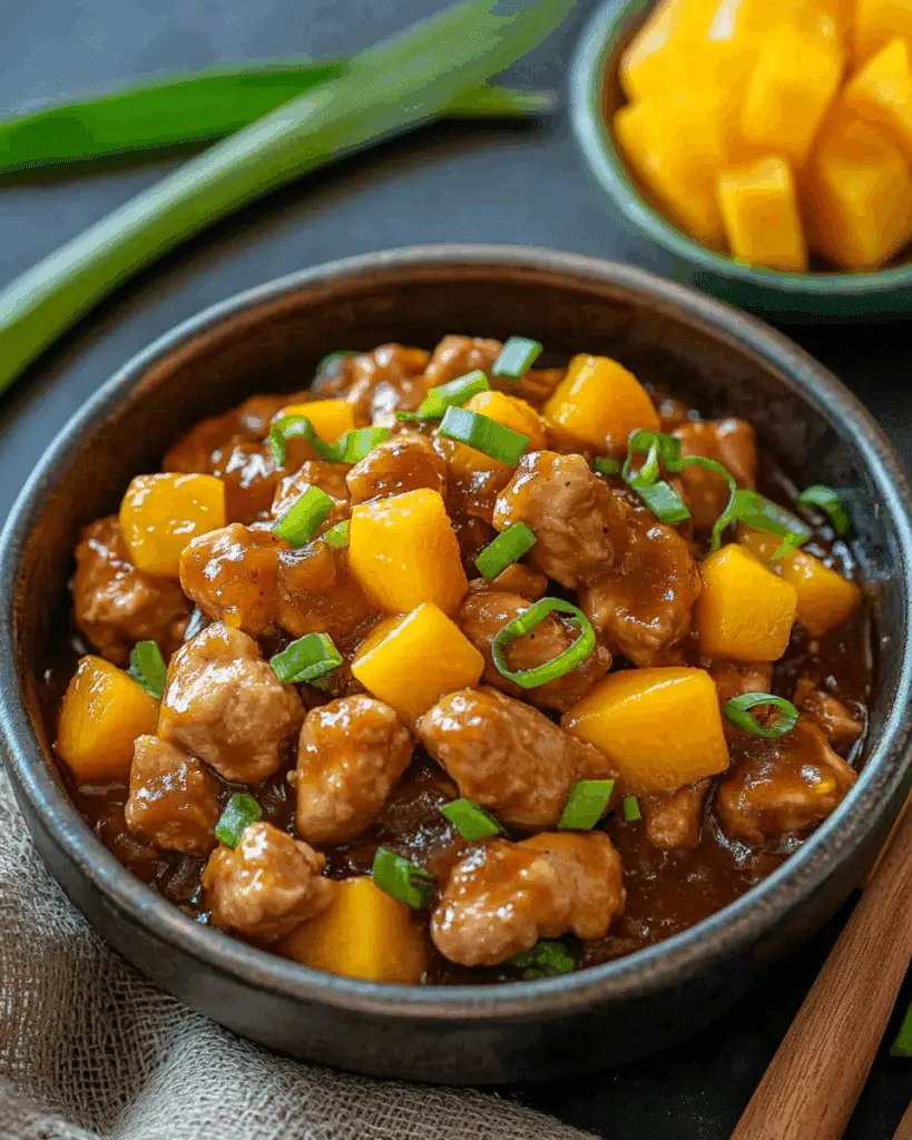 asian mango chicken