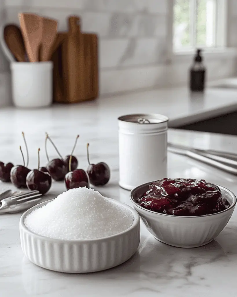 Cherry Cheesecake Angel Food Cake Roll