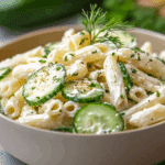 Healthy Cucumber Pasta Salad