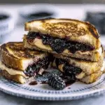 Blackberry Balsamic Brie Grilled Cheese
