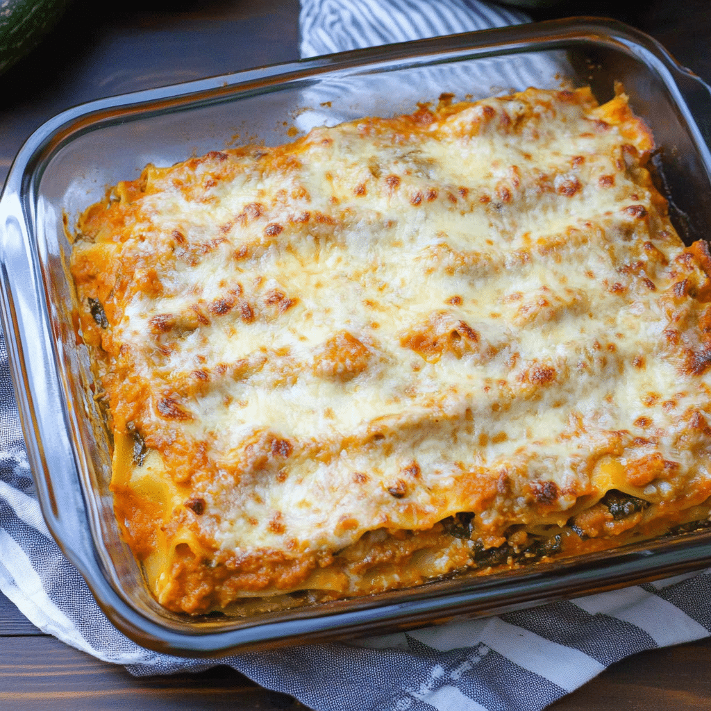 pumpkin sauce lasagna