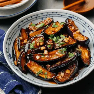 Chinese Eggplant with Garlic Sauce