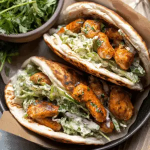 Sheet Pan Chicken Pitas