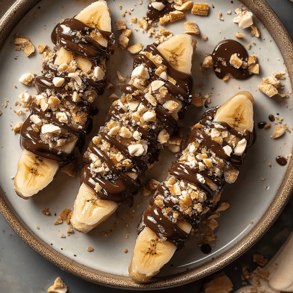 Frozen Banana Snickers