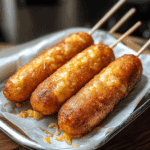 Crispy Jalapeño Cheddar Corn Dogs