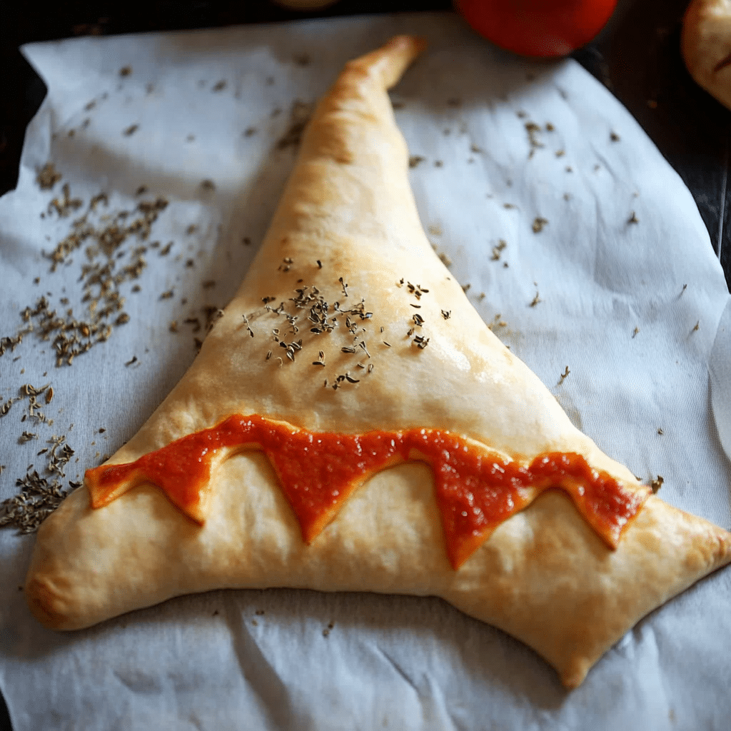 Halloween Witch Hat Calzones