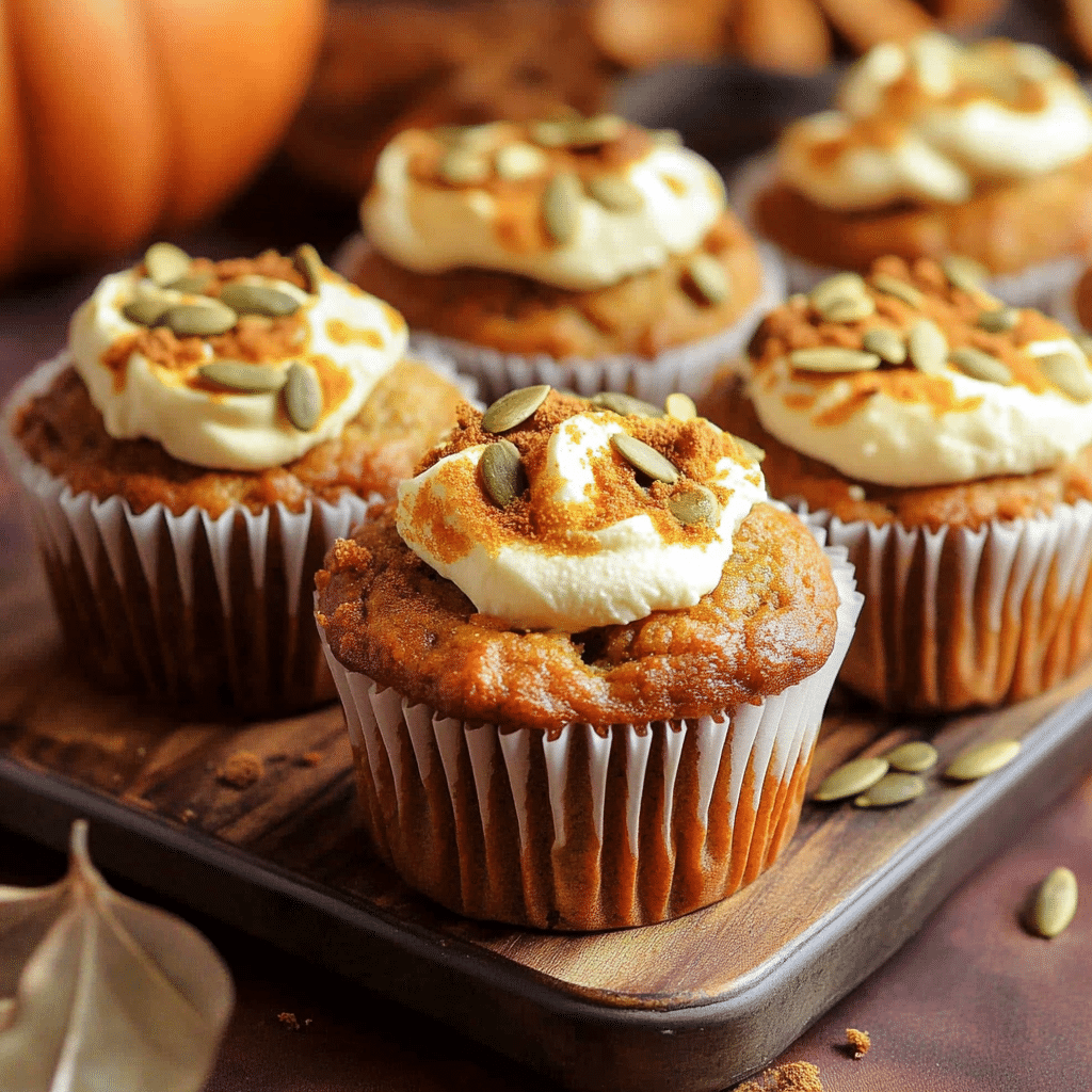 Pumpkin Cream Cheese Muffins
