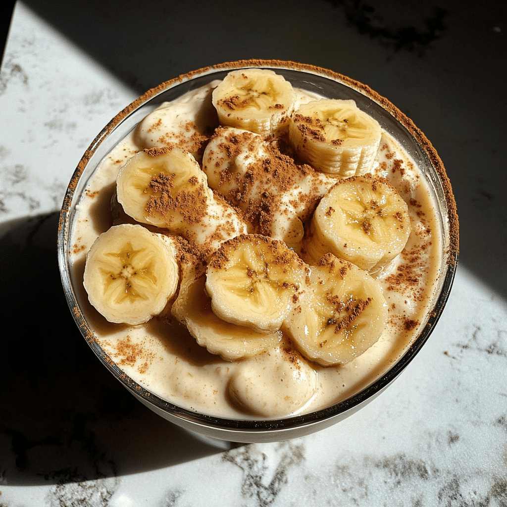 Cottage Cheese Banana Pudding