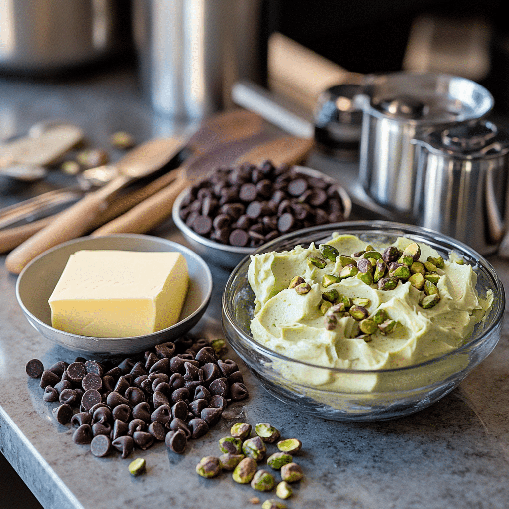 Brown Butter Pistachio Cookie Bars